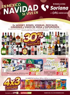 Vista previa de Soriana - Fin de Semana Híper: Ags, Nay, Jal, Qro, Col, Mich, Gto, Hgo, Tlax, Mor, Pue, Gro, Oax, Edo. de Mex, Valle de México, Za, nuevo folleto de la tienda, válido en México a partir del 11.12.2025