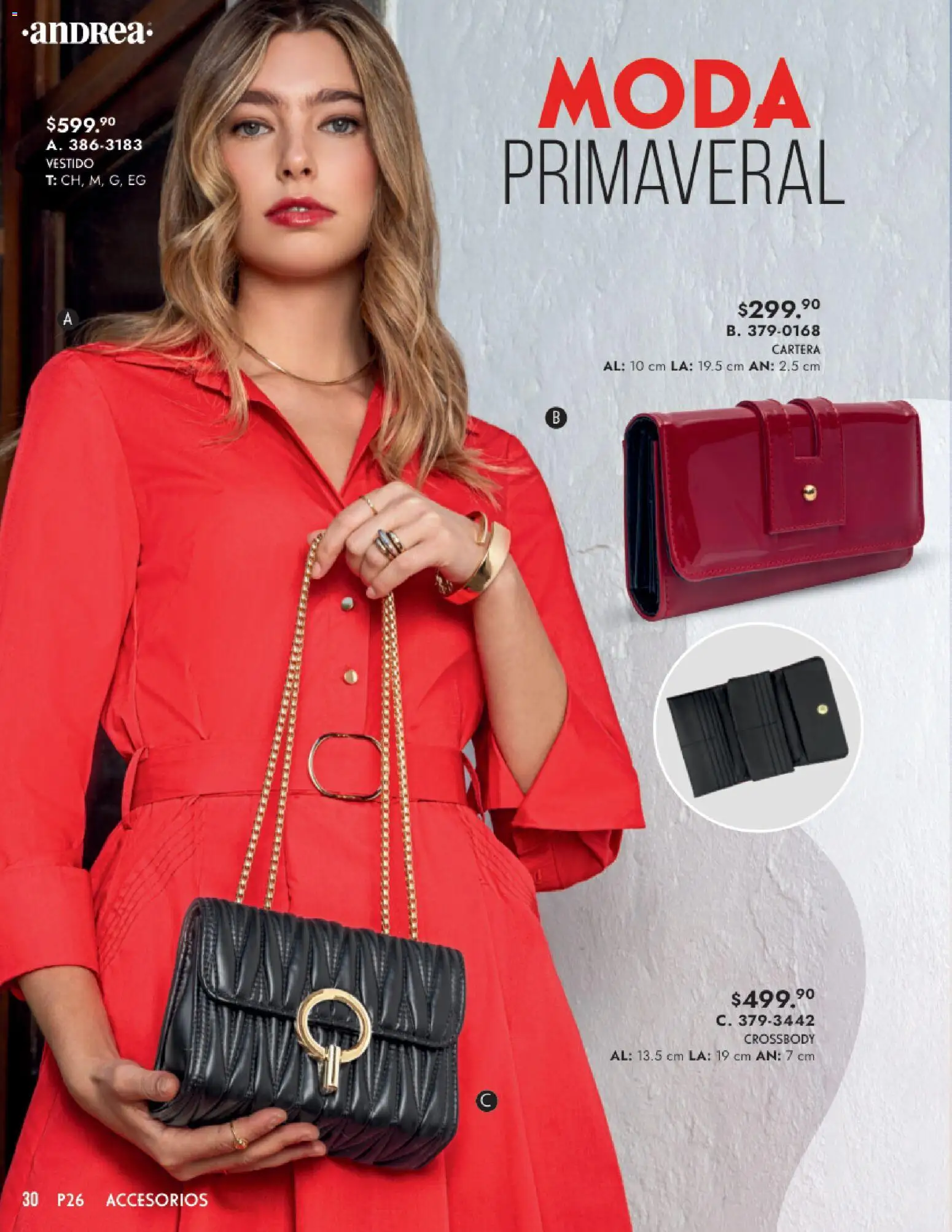 Nuevas ofertas de Andrea válidas en toda la República Mexicana desde el 25.01.2026. ¡Encuentra las mejores ofertas en Andrea catálogo Primavera! | Página: 30 | Productos: Vestido