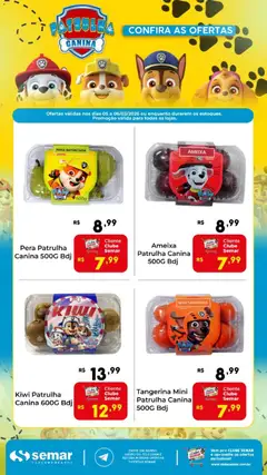 Semar Supermercado ofertas Patrulha Frutas - Pré-Visualização do folheto da loja Semar Supermercado, válido de 05.03.2026