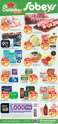 Preview of Sobeys weekly flyer / circulaire from shop Sobeys valid from 16.04.2026