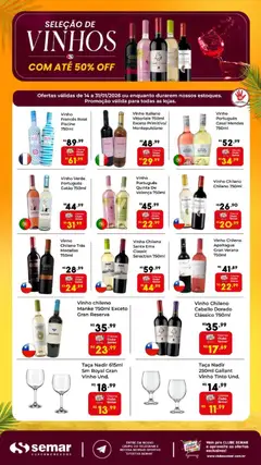 Semar Supermercado - Ofertas Vinhos - Pré-Visualização do folheto da loja Semar Supermercado, válido de 14.01.2026