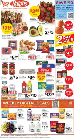 Preview of Ralphs weekly ads valid from 08.10.2025