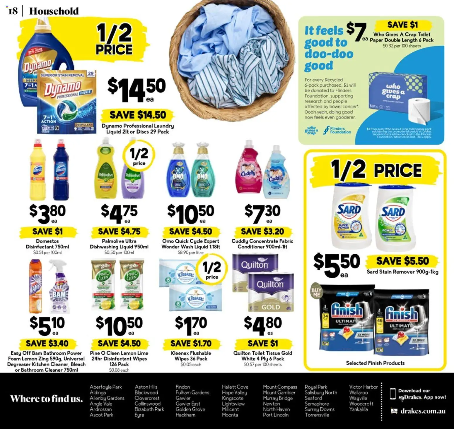 Drakes catalogue - valid from 18.03.2026 | Page: 18 | Products: Toilet, Cleaner, Conditioner, Bathroom