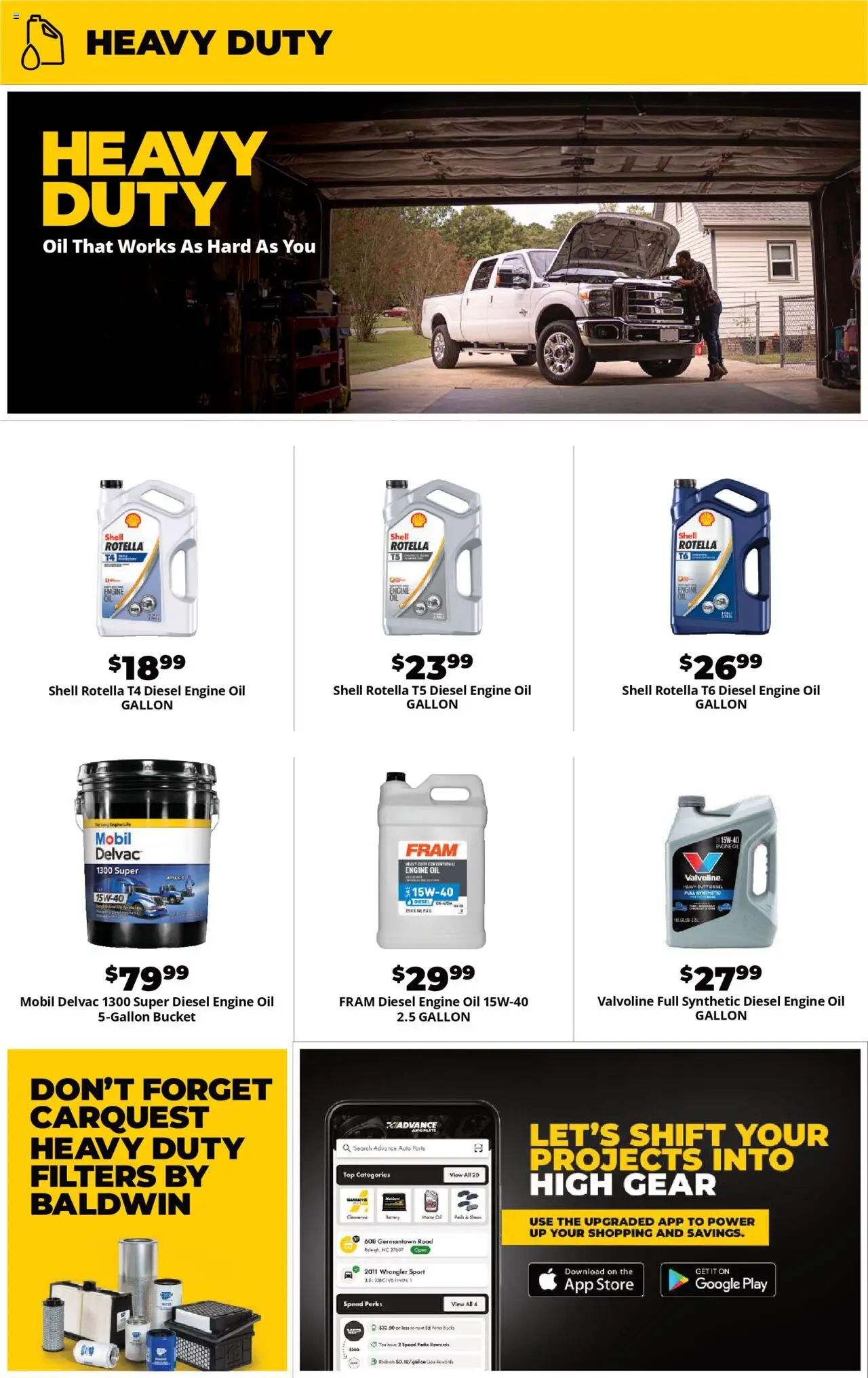 Advance Auto Parts Weekly Ad - valid from 31.07.2025 | Page: 2 | Products: Oil