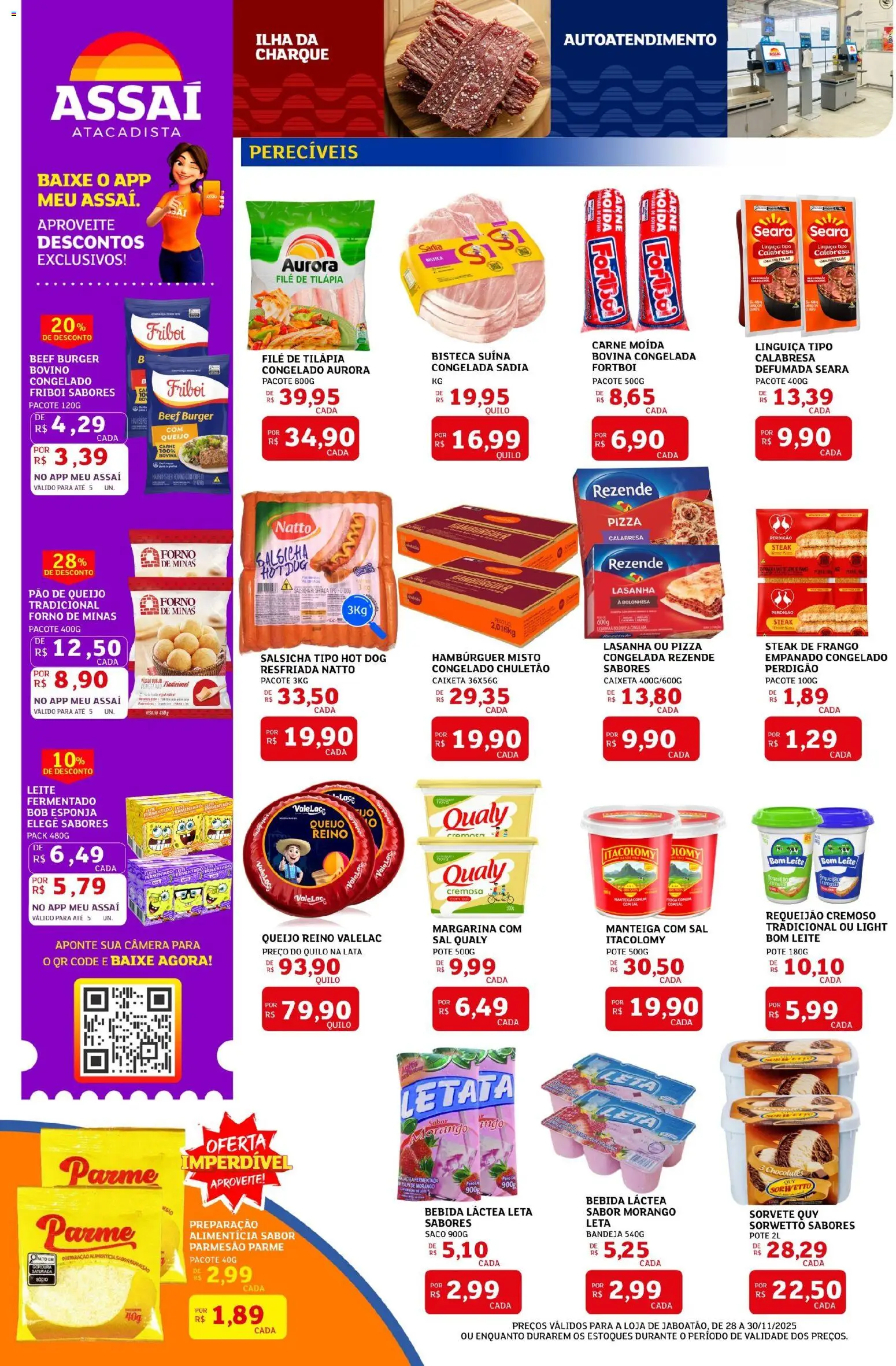 Assaí Atacadista Folheto - válido de 28.11.2025 | Página: 4 | Produtos: Esponja, Chuletão, Frango, Câmera