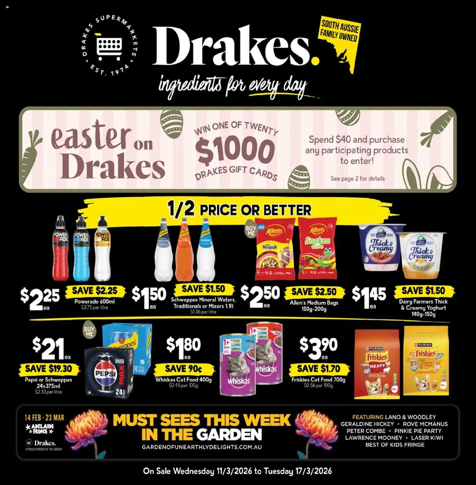 Drakes catalogue - valid from 11.03.2026 | Page: 25 | Products: Dairy, Yoghurt, Pepsi