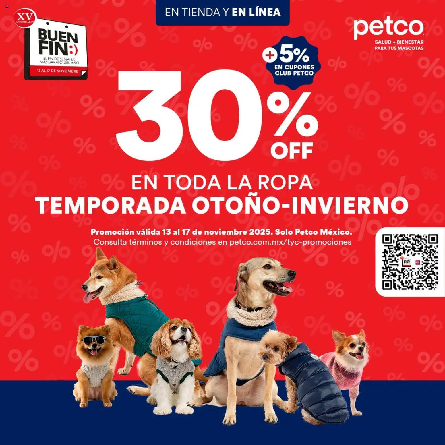 Nuevas ofertas de PetCo válidas en toda la República Mexicana desde el 13.11.2025. ¡Encuentra las mejores ofertas en PetCo Buen Fin ! | Página: 6 | Productos: Ropa