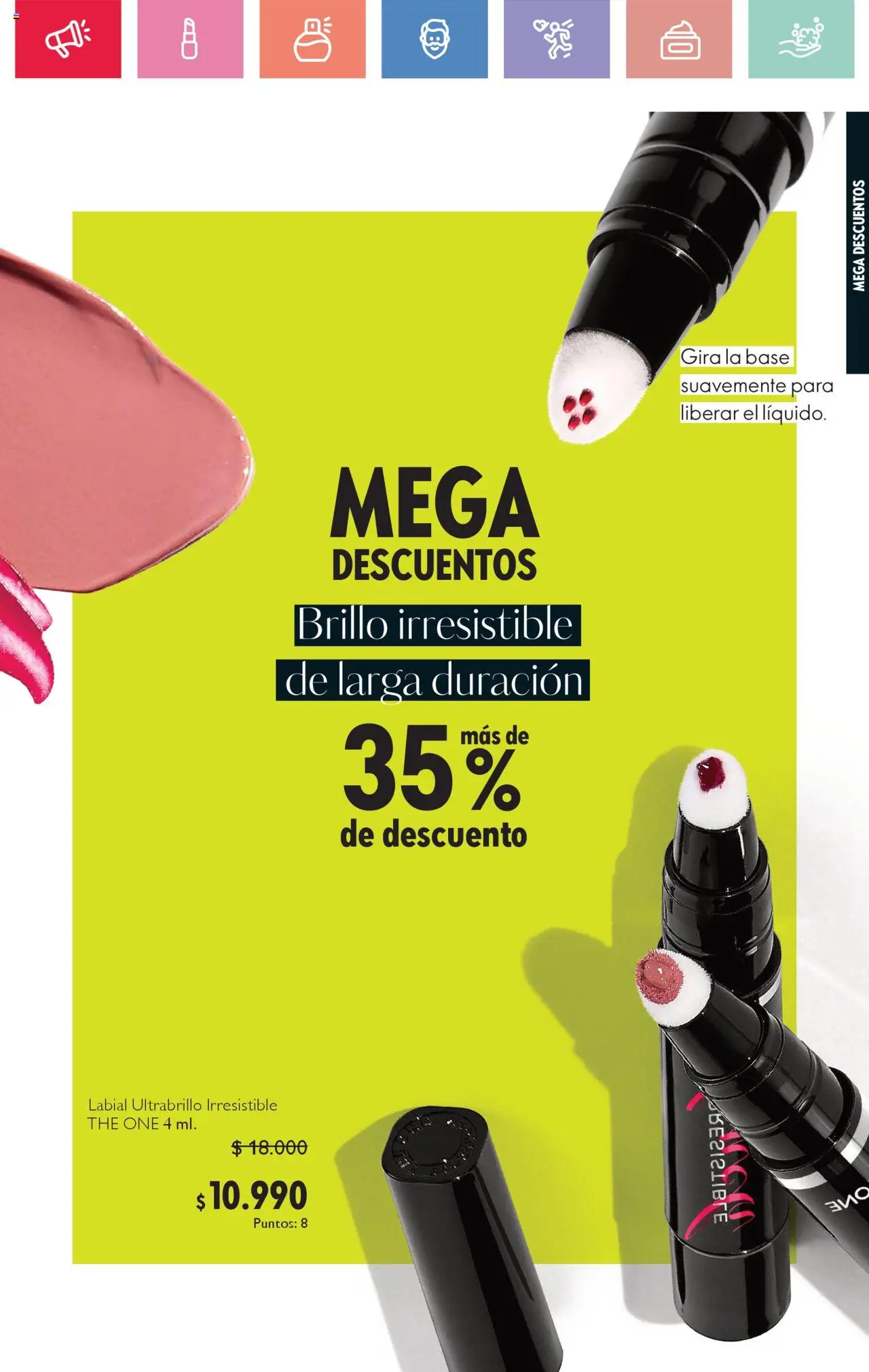 Oriflame catálogo │ válido desde el 23.08.2025 | Página: 27 | Productos: Brillo, Base, Labial