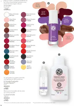 Vista previa de Yves Rocher campaña 3 2026, nuevo folleto de la tienda, válido en México a partir del 10.02.2026 | Página: 14 | Productos: Quita esmalte
