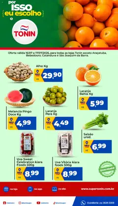 Tonin Superatacado - Ofertas Hortifruti - Pré-Visualização do folheto da loja Tonin Superatacado, válido de 16.07.2025