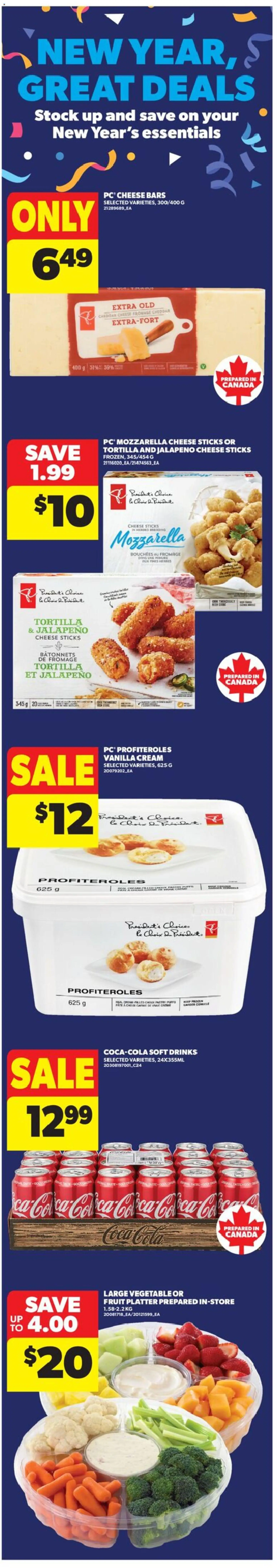 Real Canadian Superstore flyer valid from 25.12.2025 | Page: 2 | Products: Cream, Cheese