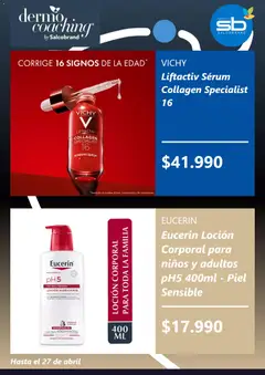 Salcobrand ofertas  válido desde el 08.04.2026 | Página: 3 | Productos: Loción, Crema, Serum