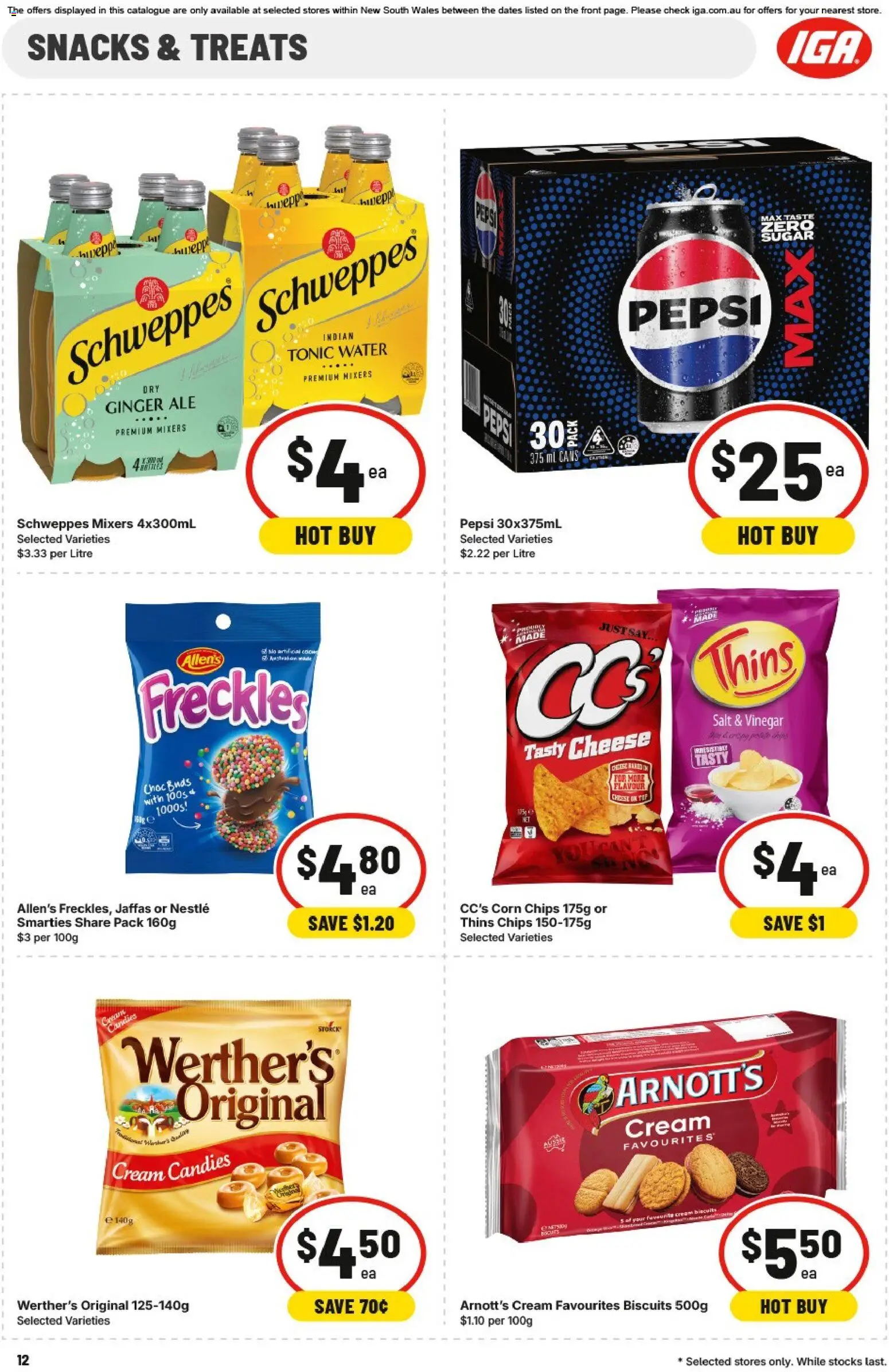 IGA catalogue - valid from 18.02.2026 | Page: 15 | Products: Bread, Chocolate, Muffins, Bakery