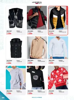 Vista previa de Andrea catálogo Outlet, nuevo folleto de la tienda, válido en México a partir del 21.12.2025 | Página: 180 | Productos: Suéter, Chaleco, Ropa, Sudadera