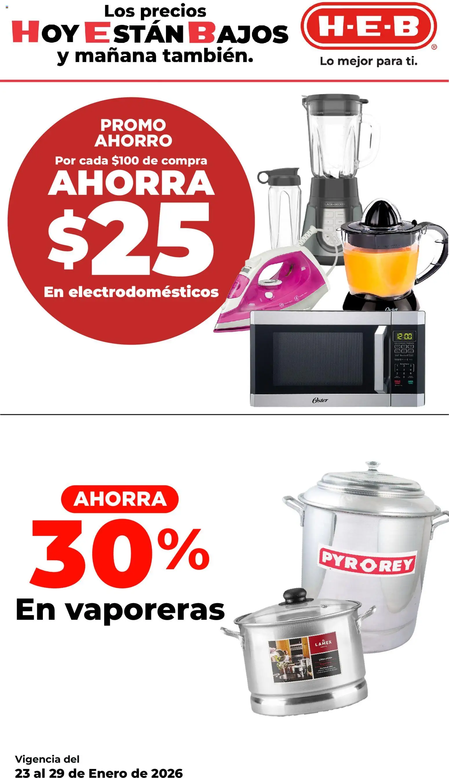 Nuevas ofertas de H-E-B válidas en toda la República Mexicana desde el 23.01.2026. ¡Encuentra las mejores ofertas en H-E-B folleto! | Página: 6