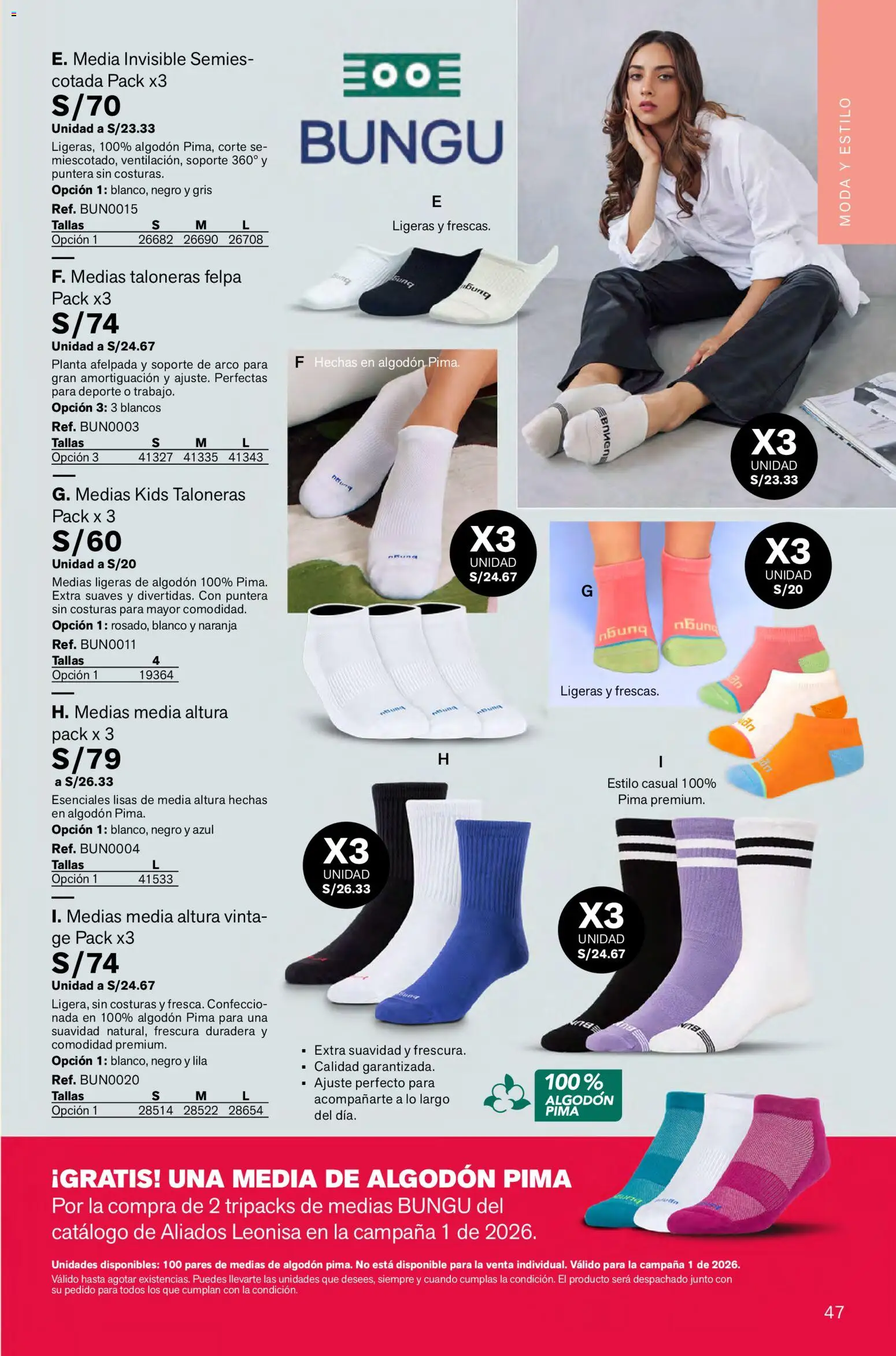 Catálogo Leonisa válido desde 26.12.2025 | Página: 47 | Productos: Medias