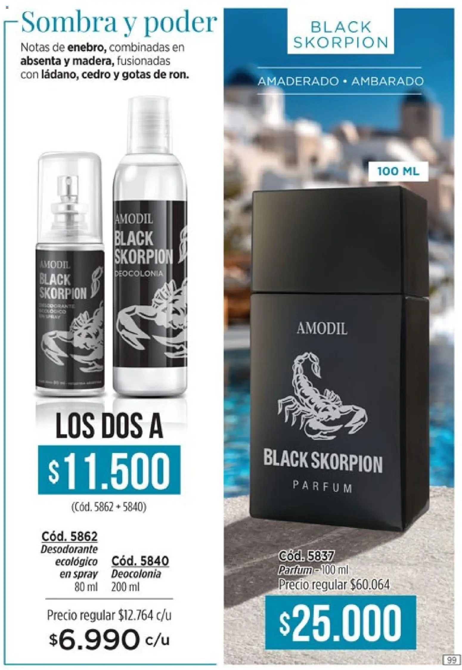 Catálogo Amodil Campaña 1/2026 │ válido desde el 01.01.2026 | Página: 99 | Productos: Sombra, Desodorante