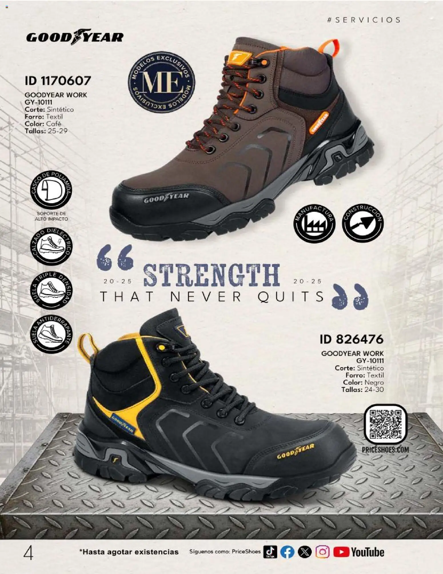 Nuevas ofertas de Price Shoes válidas en toda la República Mexicana desde el 30.12.2025. ¡Encuentra las mejores ofertas en Price Shoes catálogo Trabajo y Servicio! | Página: 4 | Productos: Café