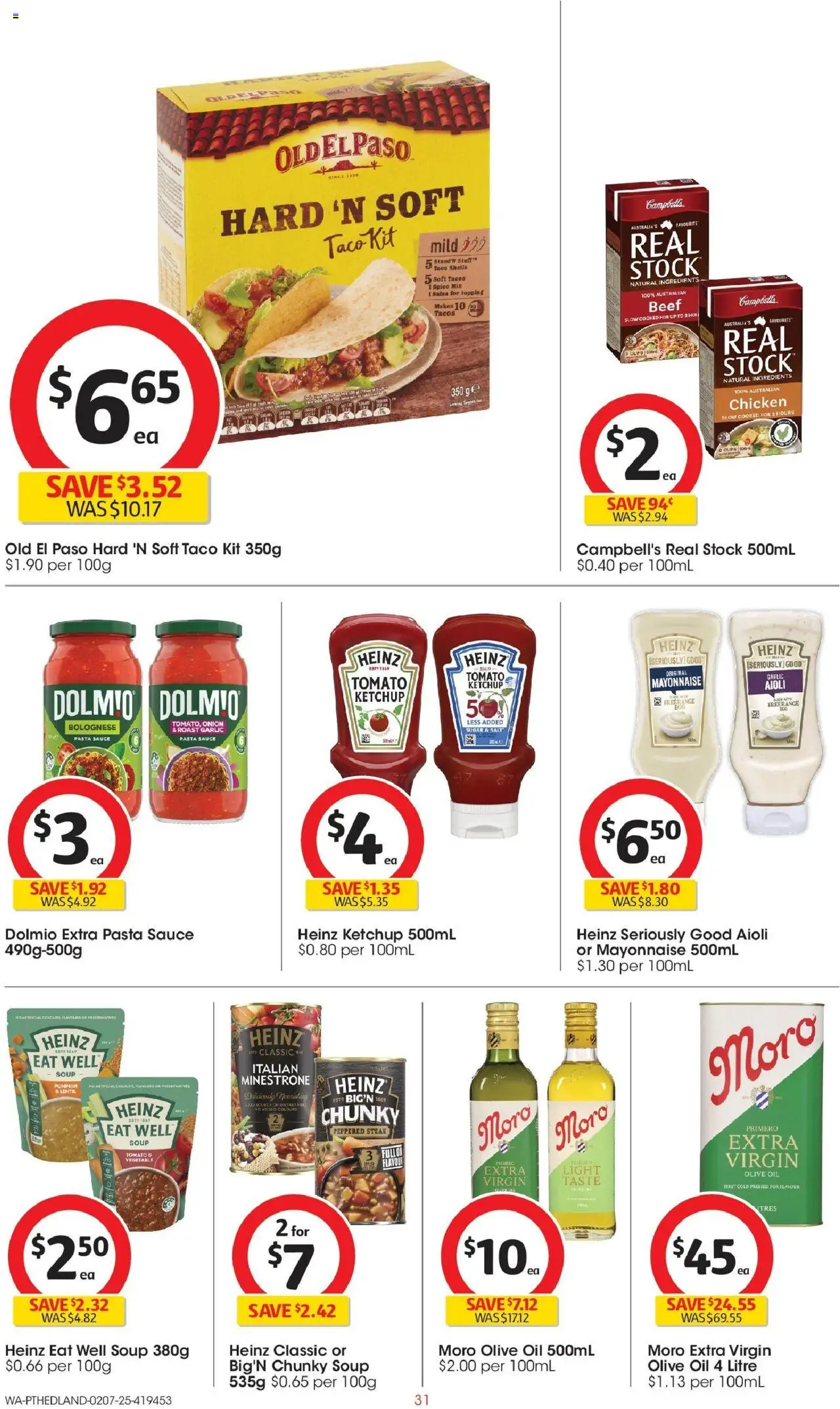 Coles catalogue - valid from 02.07.2025 | Page: 31 | Products: Light, Oil, Beef, Ketchup