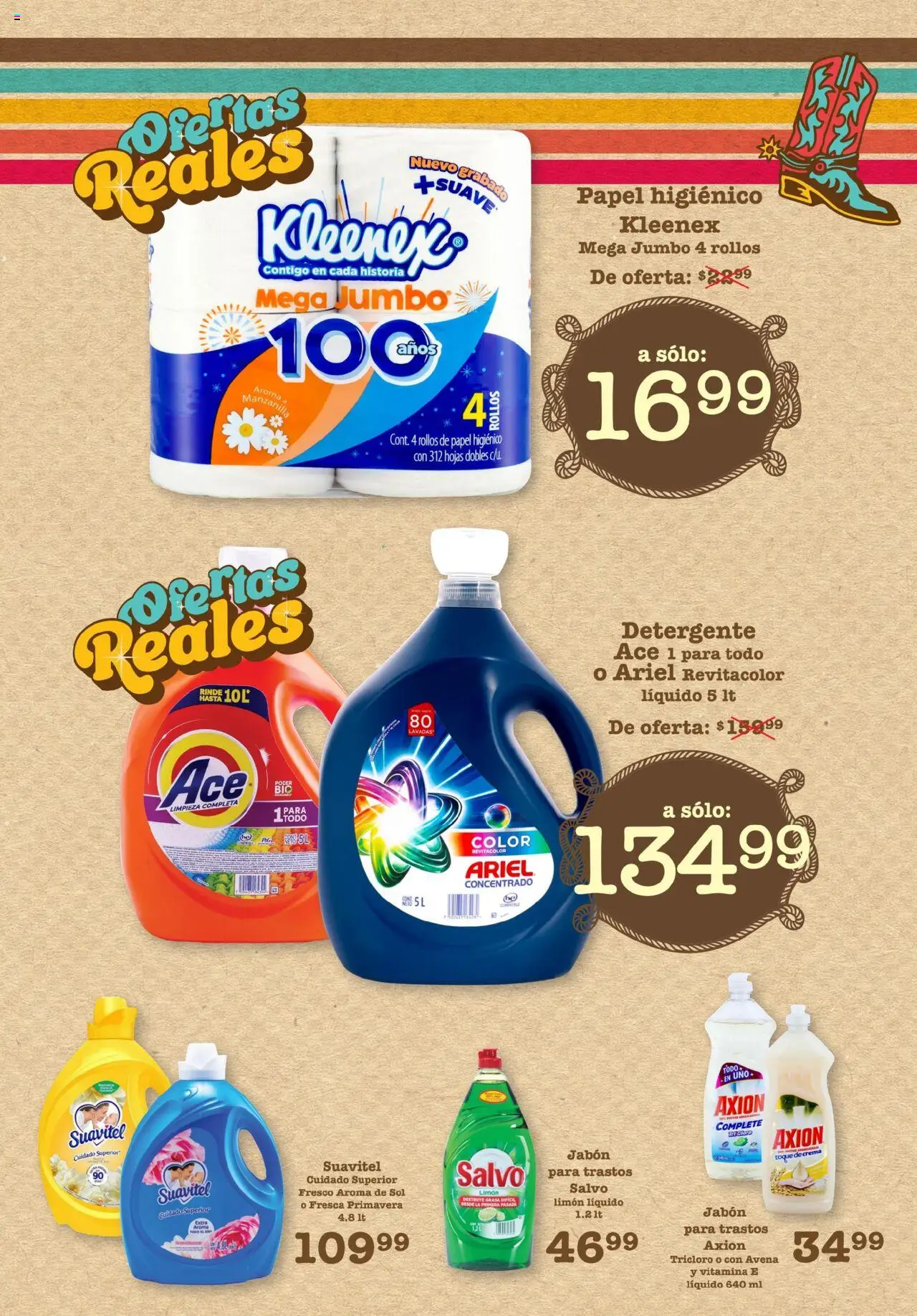 Nuevas ofertas de S-Mart válidas en toda la República Mexicana desde el 01.08.2025. ¡Encuentra las mejores ofertas en S-Mart - Folleto de Feria - Monterrey! | Página: 2 | Productos: Crema, Limón, Papel higiénico, Jabón