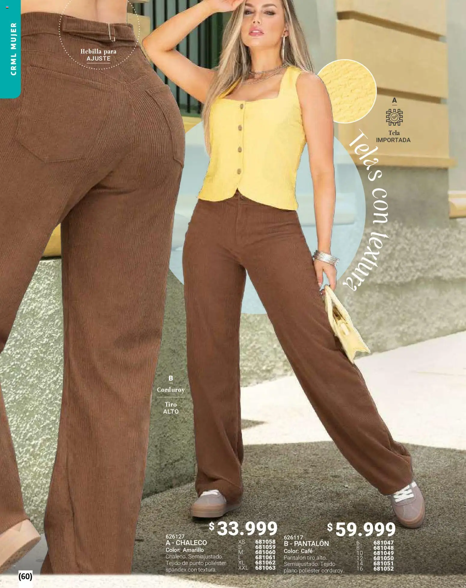 Carmel revista - valida desde el 01.03.2026 | Página: 60 | Productos: Hebilla, Chaleco, Café