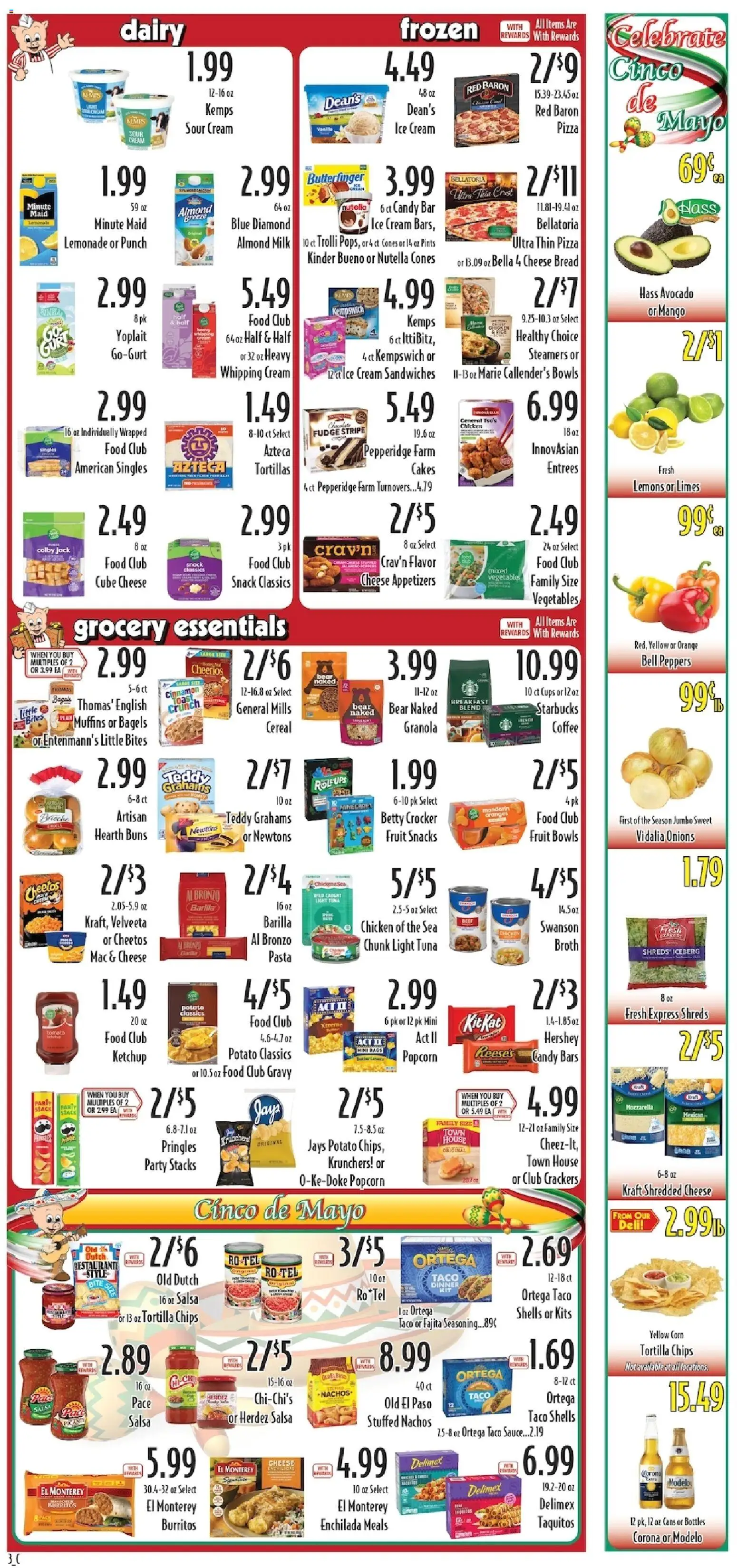 Piggly Wiggly Weekly Ad - valid from 29.04.2026 | Page: 3 | Products: Peppers, Coffee, Sauce, UPS