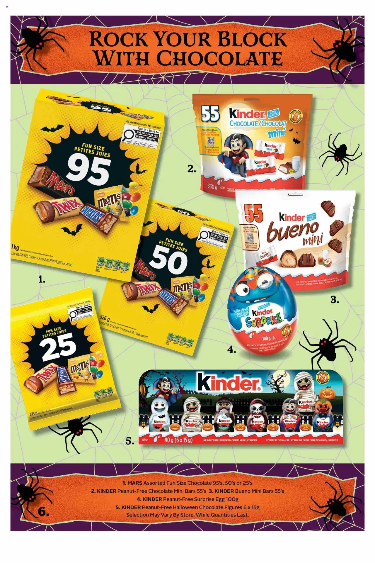 Rexall flyer valid from 19.09.2025 | Page: 6 | Products: Candies, Milk, Chocolate