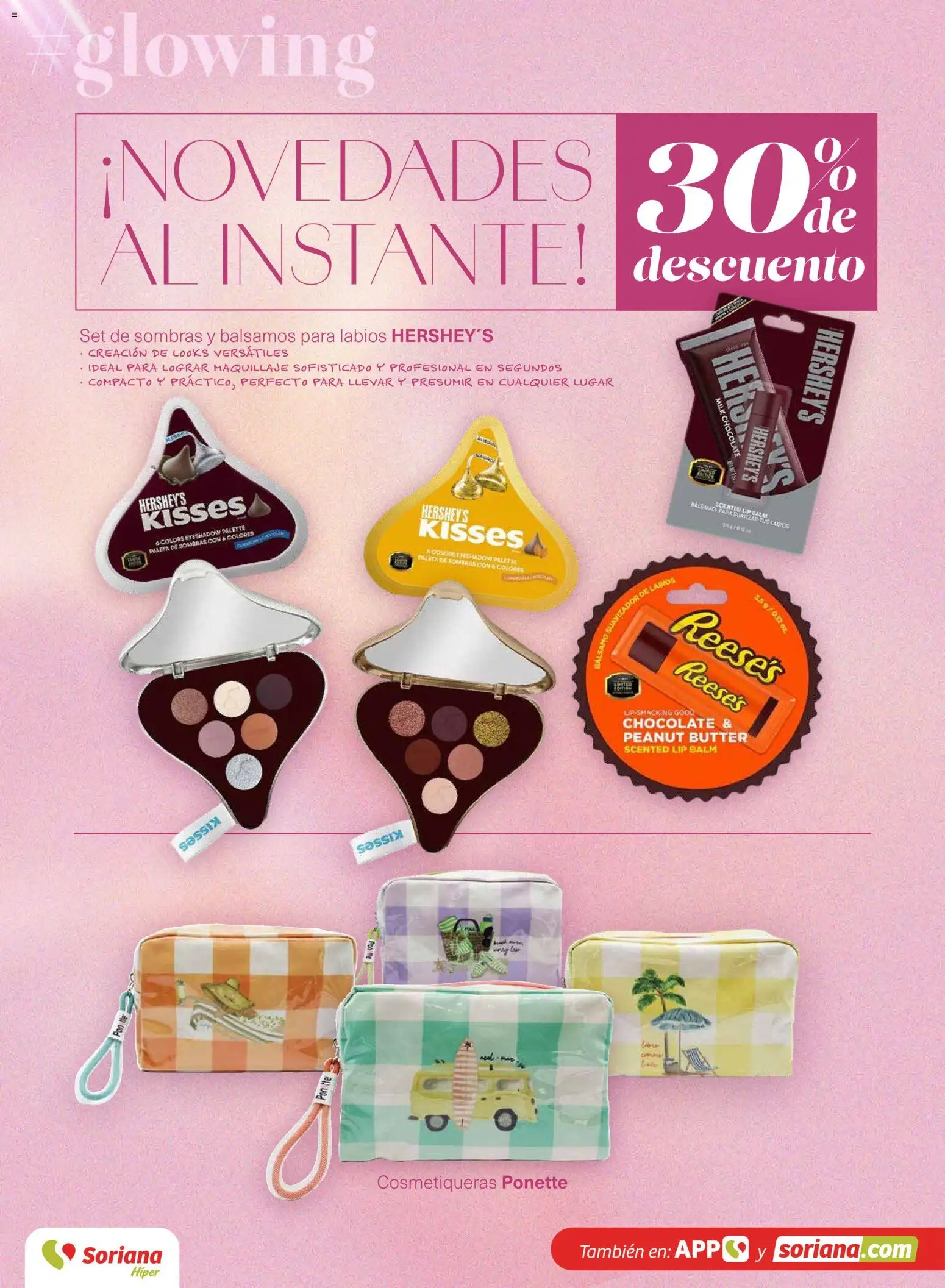 Nuevas ofertas de Soriana válidas en toda la República Mexicana desde el 12.03.2026. ¡Encuentra las mejores ofertas en Soriana - Glowing Descubre tu belleza Híper Nacional! | Página: 10 | Productos: Papa, Paleta, Chocolate, Maquillaje