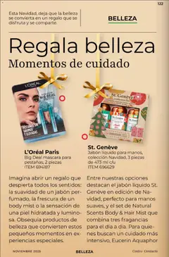 Vista previa de Jabón líquido para manos, colección Navidad, 3 piezas de 473 ml c/u, Liquid hand soap, Christmas collection, 3 pieces of 473 ml each, nuevo folleto de la tienda, válido en México a partir del 01.11.2025 | Página: 122 | Productos: Jabón líquido, Máscara, Agua, Jabón