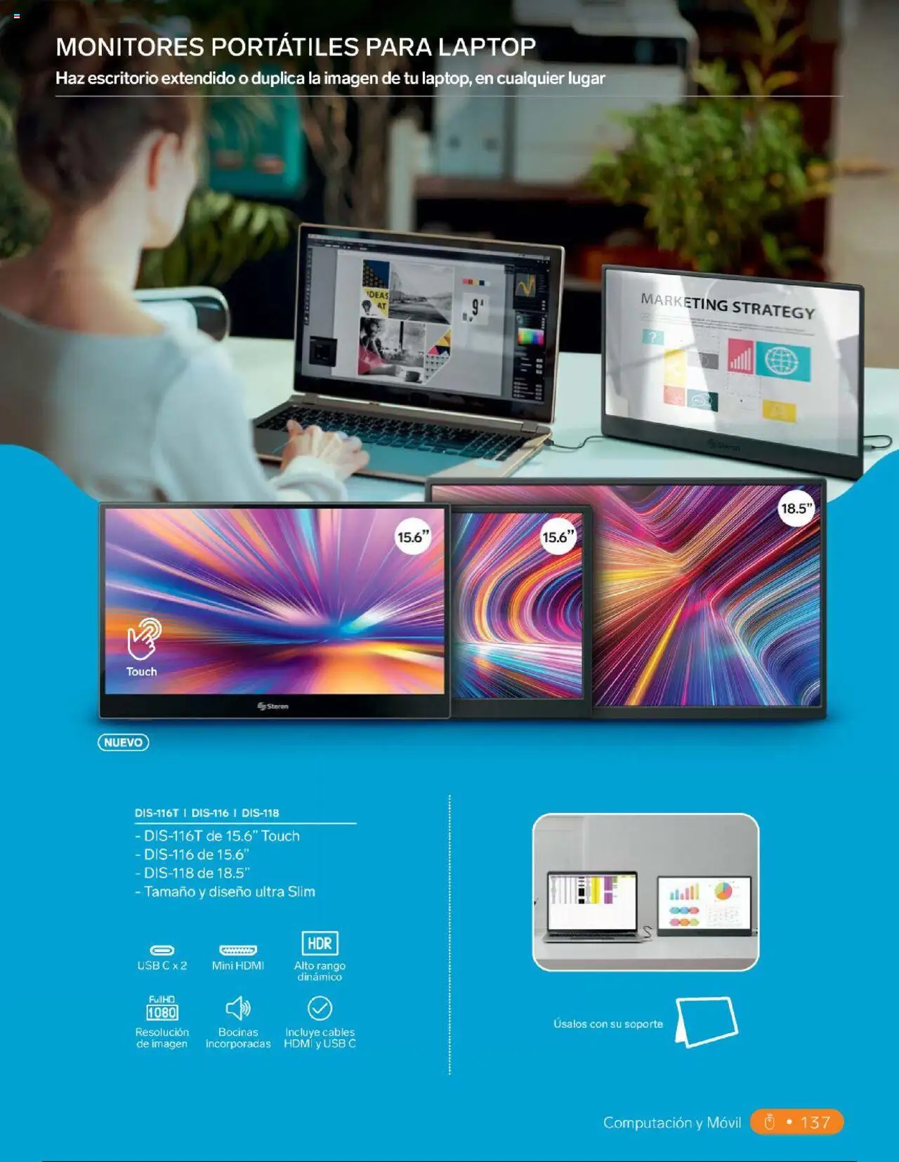 Nuevas ofertas de Steren válidas en toda la República Mexicana desde el 01.01.2025. ¡Encuentra las mejores ofertas en Steren catálogo! | Página: 155 | Productos: Usb, Movil, Escritorio