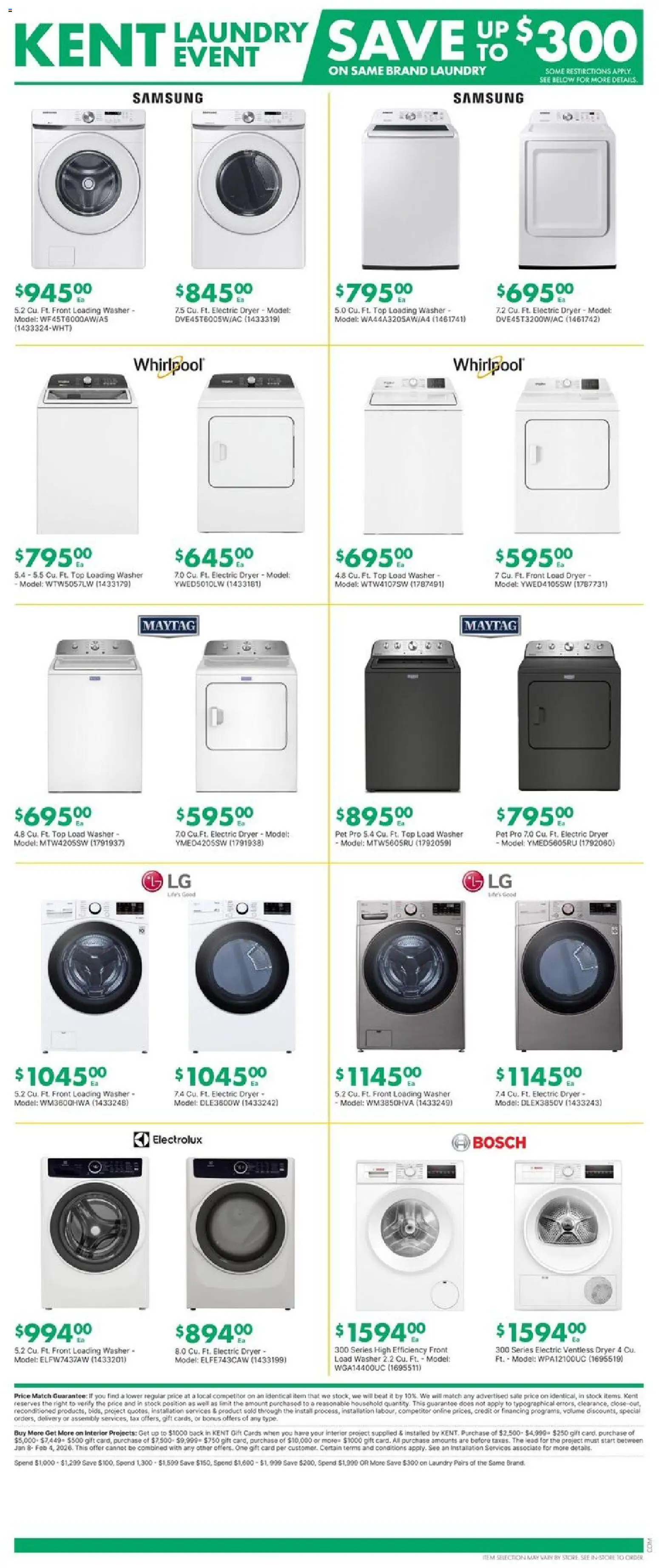 Kent flyer valid from 15.01.2026 | Page: 7 | Products: Dryer