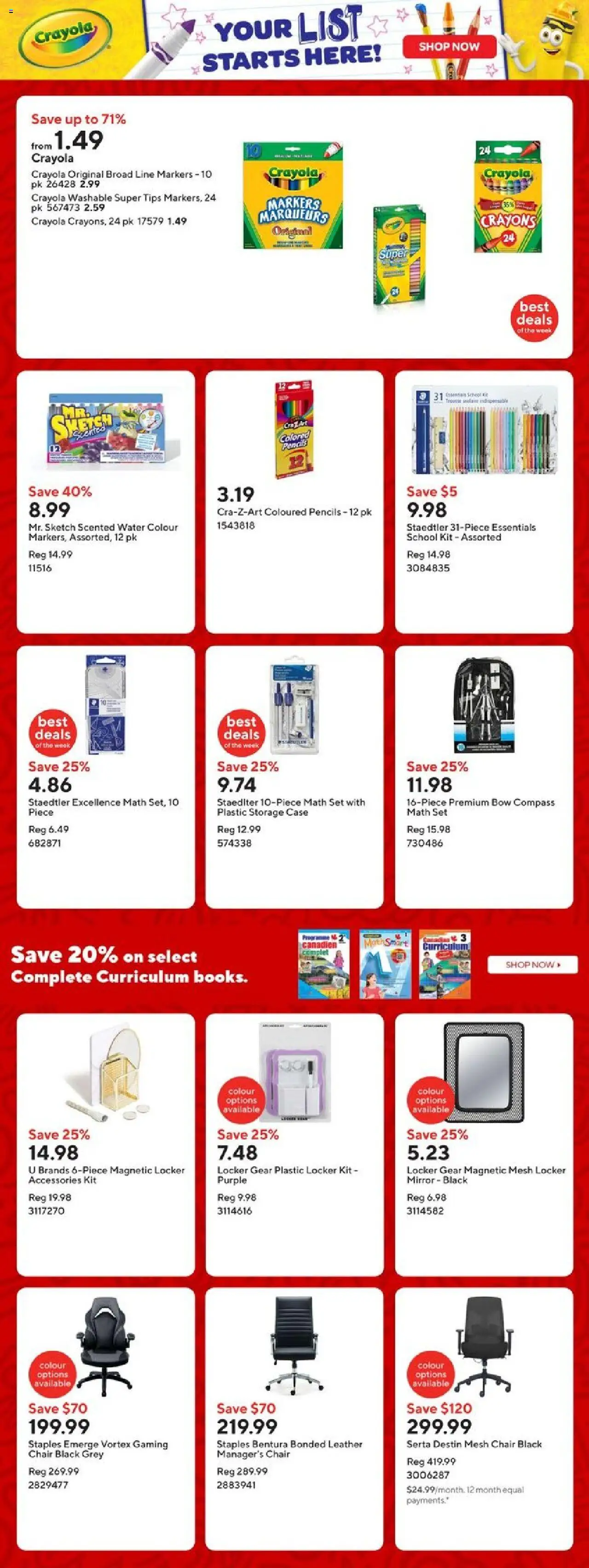 Staples flyer valid from 15.08.2025 | Page: 15