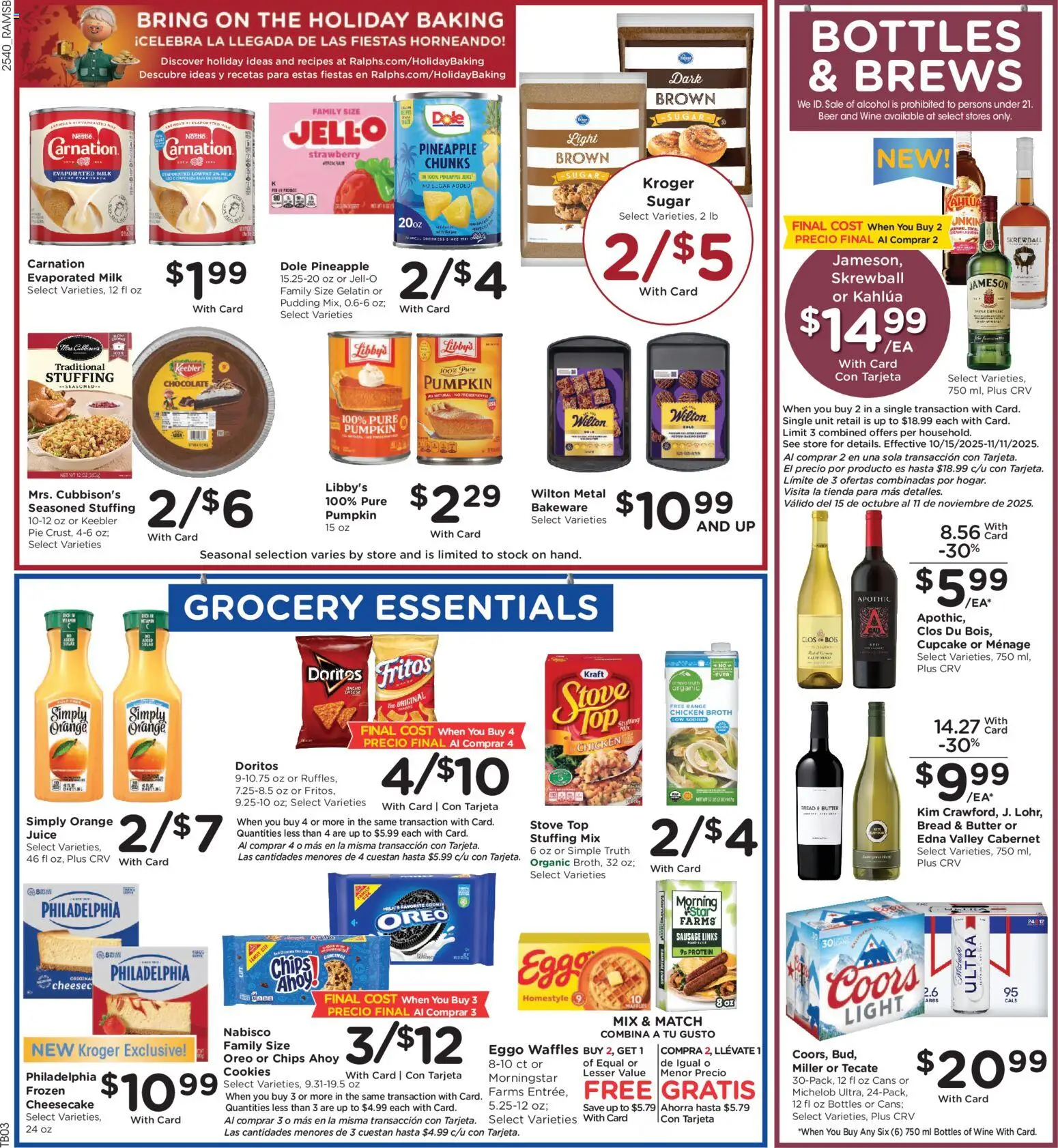 Ralphs Black Friday - valid from 05.11.2025 | Page: 6 | Products: Milk, Wine, Pumpkin, Stove