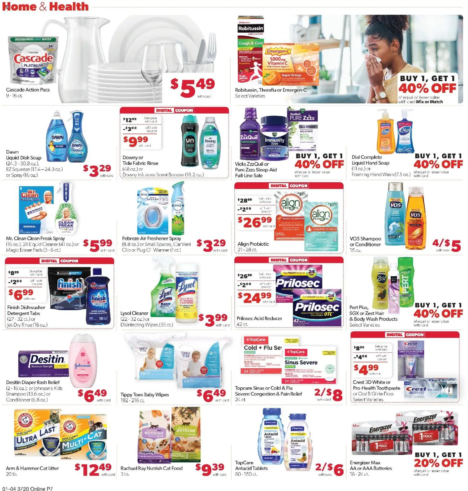 Family Fare Weekly Ad - NE - valid from 04.01.2026 | Page: 11 | Products: Eraser, Hammer, Water, Dishwasher