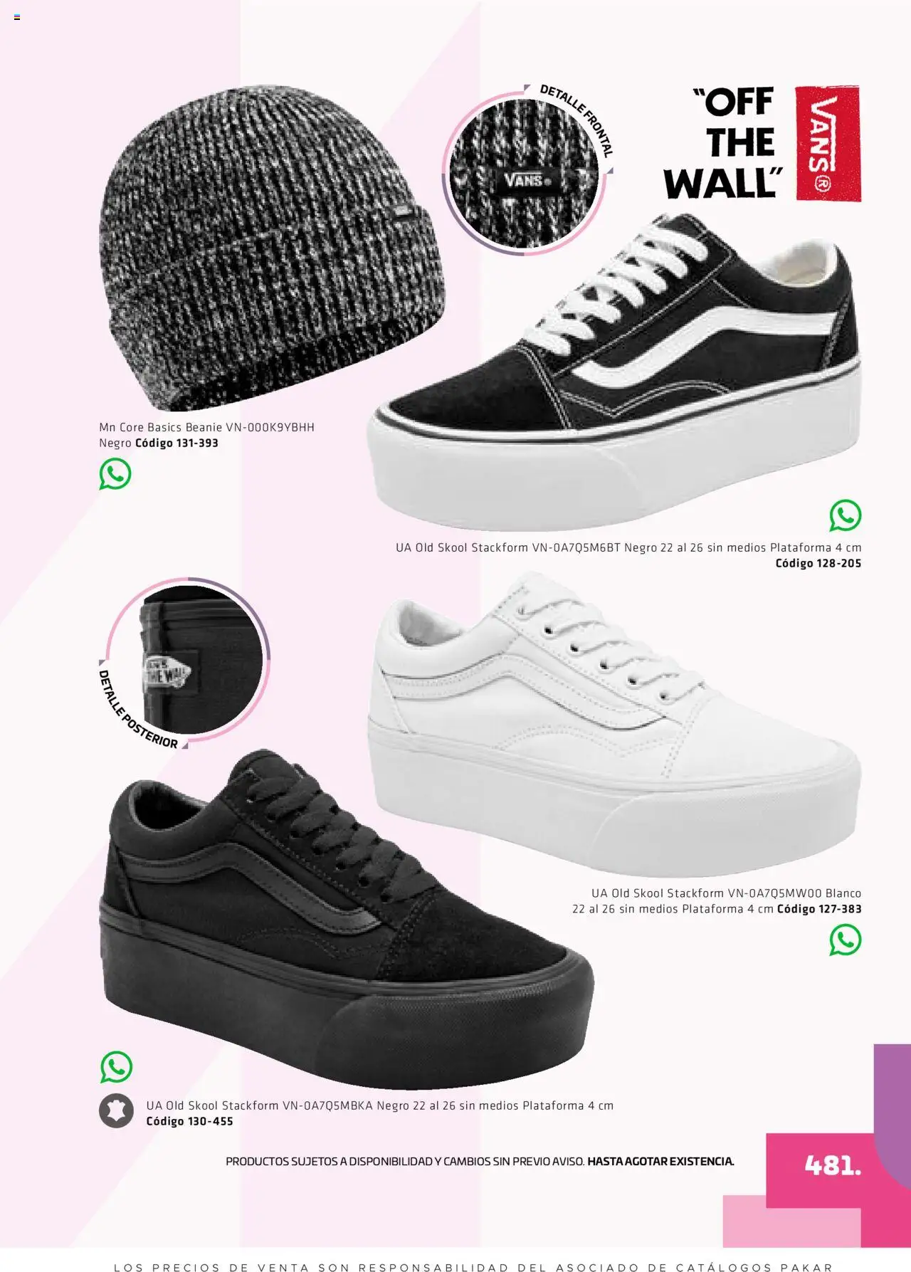 Nuevas ofertas de SC Pakar válidas en toda la República Mexicana desde el 29.08.2025. ¡Encuentra las mejores ofertas en SC Pakar - Catálogo Otoño Women! | Página: 481