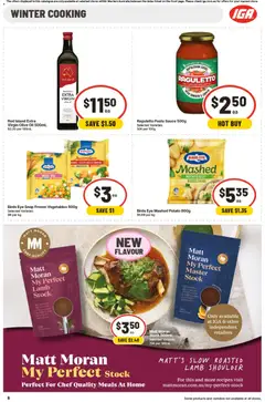 Preview of IGA catalogue WA - valid from 08.04.2026 | Page: 6 | Products: Olive oil, Sauce, Garlic, Cauliflower