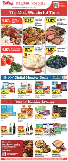 Preview of Raley's weekly ads valid from 10.12.2025