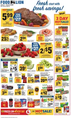 Preview of Food Lion weekly ads valid from 01.01.2026