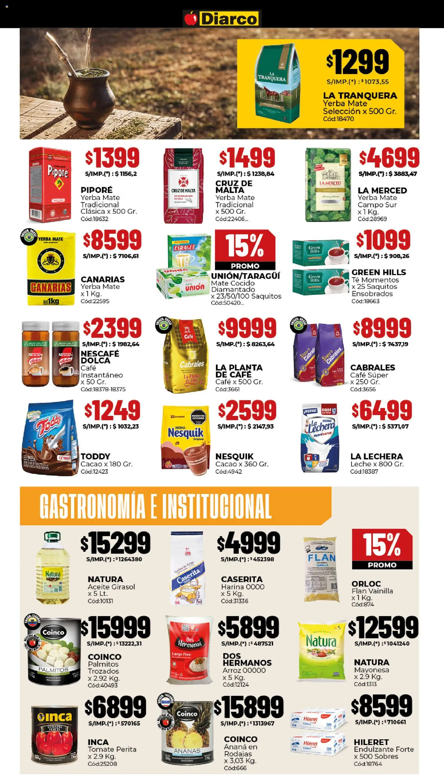 Diarco - Ofertas │ válido desde el 29.12.2025 | Página: 4 | Productos: Harina, Aceite, Leche, Cacao