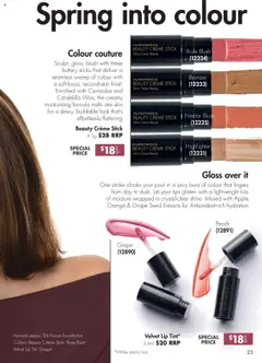 Nutrimetics catalogue - valid from 26.08.2025 | Page: 23 | Products: Highlighter, Peach, Foundation, Lip tint