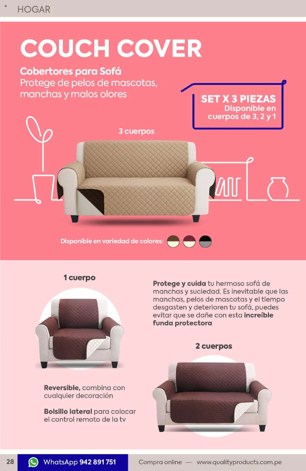 Catálogo Quality Products válido desde 01.07.2025 | Página: 28 | Productos: Sofá