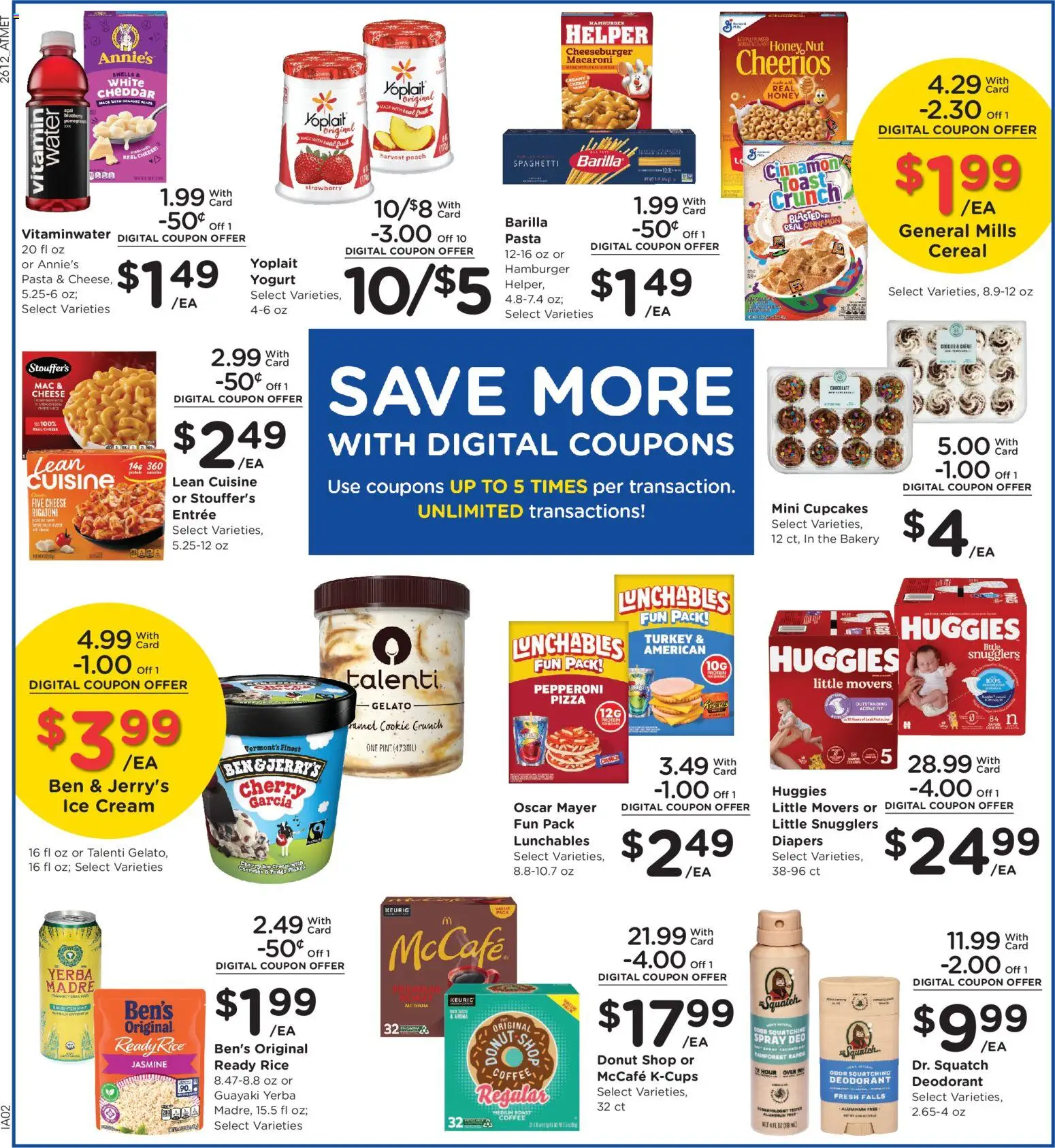 Kroger Weekly Ad - valid from 22.04.2026 | Page: 6 | Products: Bakery, Coffee, Deodorant, Flakes