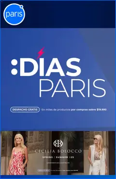 Paris ofertas  válido desde el 24.10.2025
