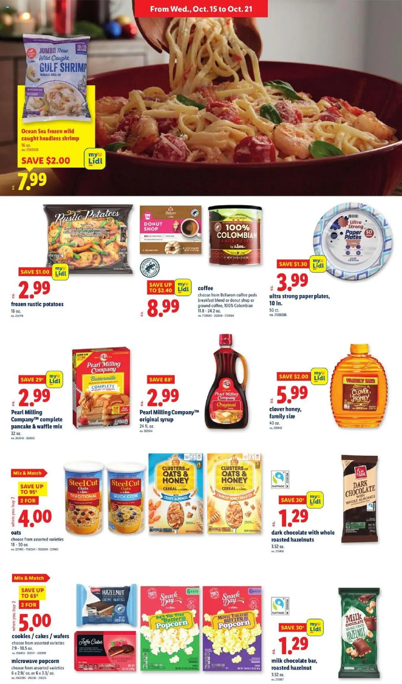 Lidl Weekly Ad - SC - valid from 15.10.2025 | Page: 3 | Products: Mushrooms, Chocolate, Sauce, Raspberry