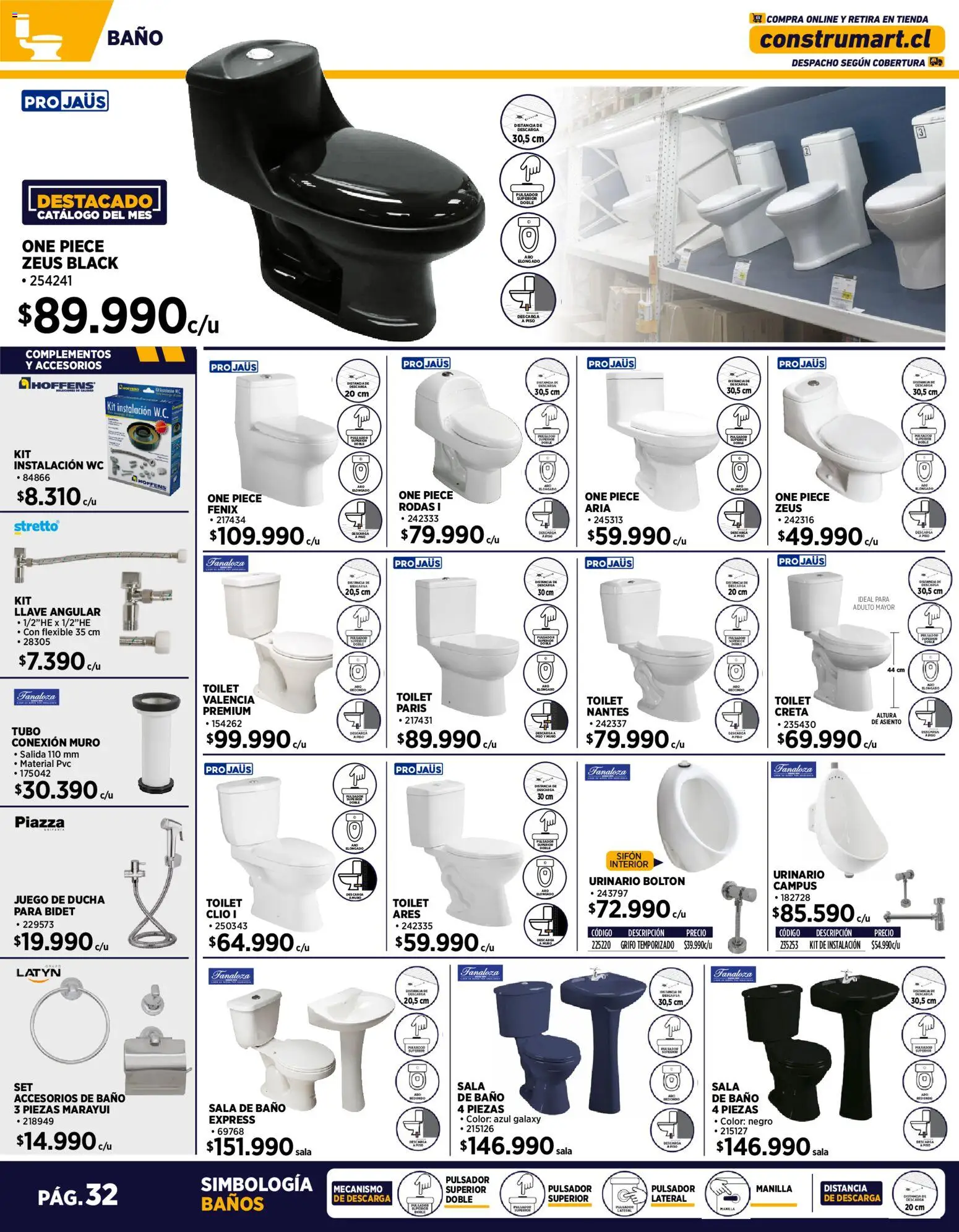 Construmart Ofertas │ válido desde el 01.12.2025 | Página: 32 | Productos: Wc, Ducha, Flexible, Llave