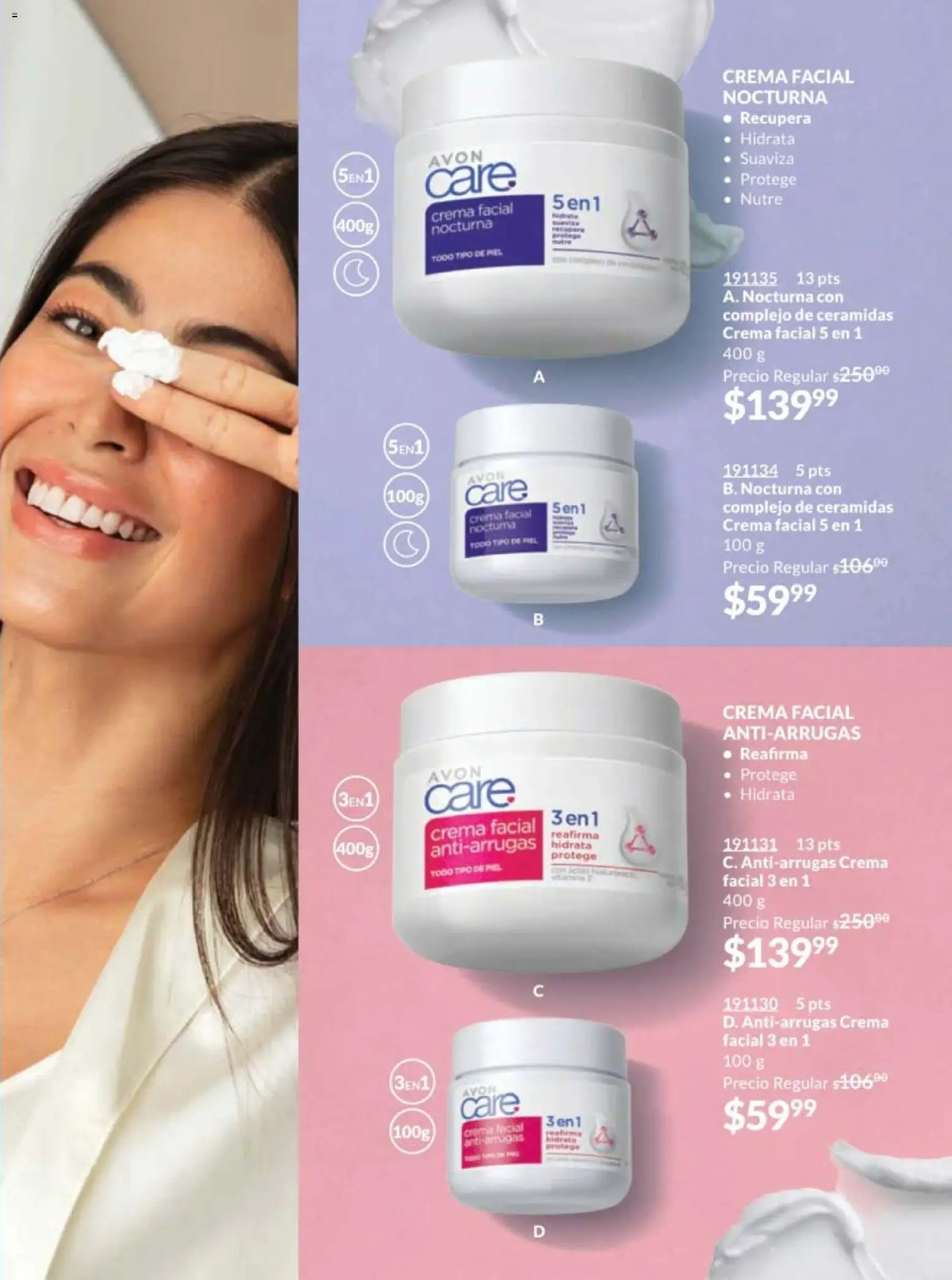 Nuevas ofertas de AVON válidas en toda la República Mexicana desde el 28.11.2025. ¡Encuentra las mejores ofertas en AVON campaña 18 2025! | Página: 157 | Productos: Crema