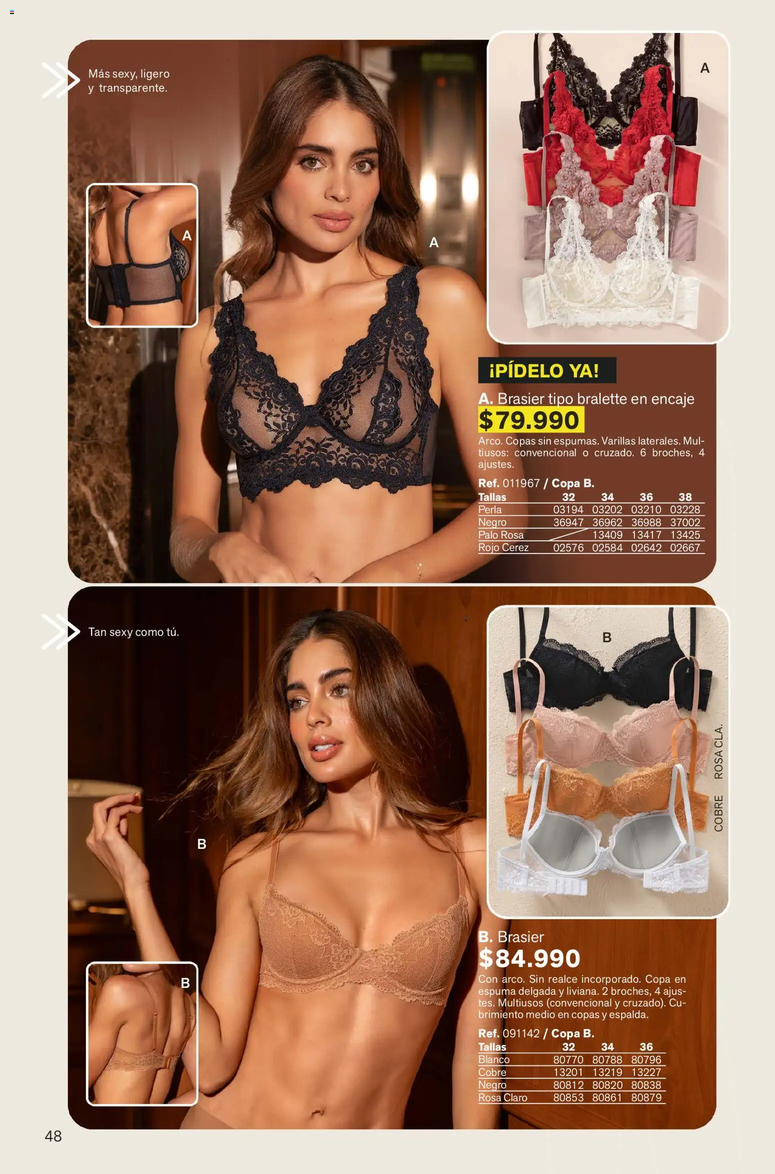 Leonisa revista - valida desde el 01.02.2026 | Página: 48 | Productos: Espuma, Brasier