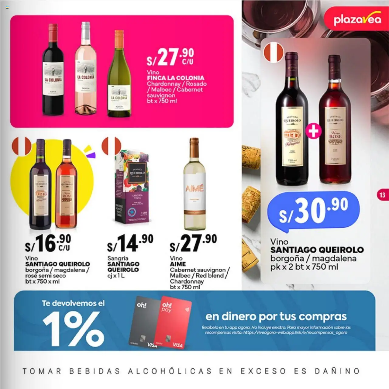 Catálogo Plaza Vea válido desde 15.09.2025 | Página: 13 | Productos: Vino, Té