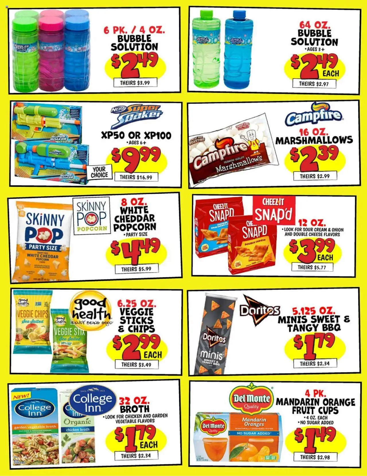 Ollie's Low Prices - valid from 08.08.2025 | Page: 3 | Products: Sour cream, Cream, Water, Sugar