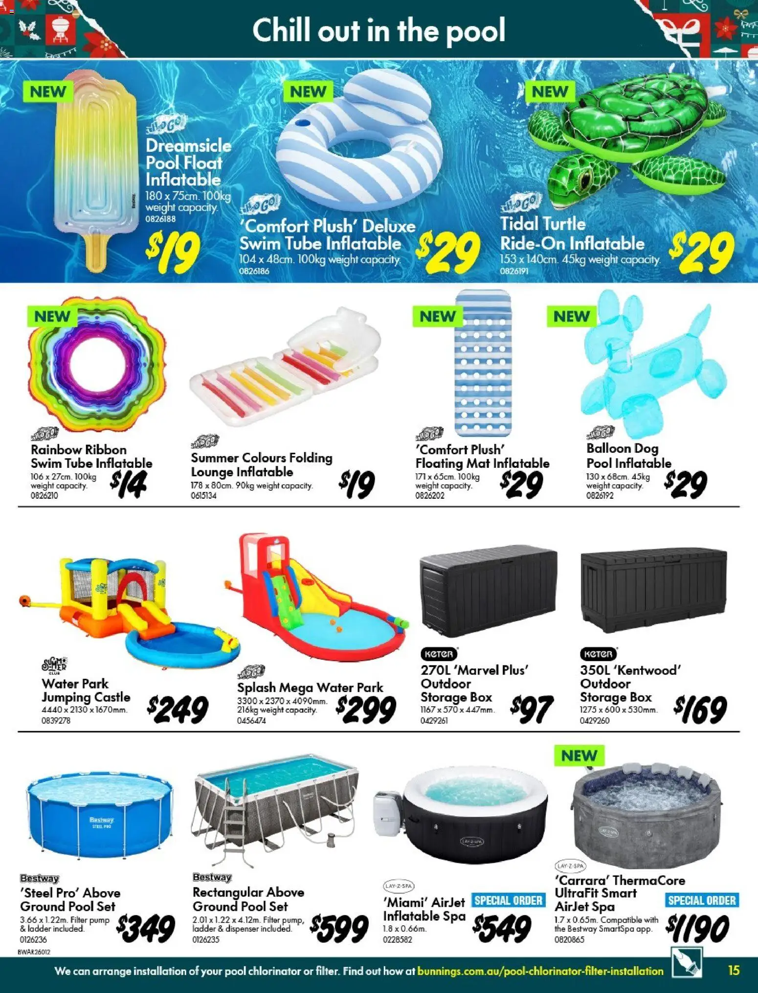 Bunnings Warehouse catalogue - valid from 05.11.2025 | Page: 15 | Products: Box, Water, Weight